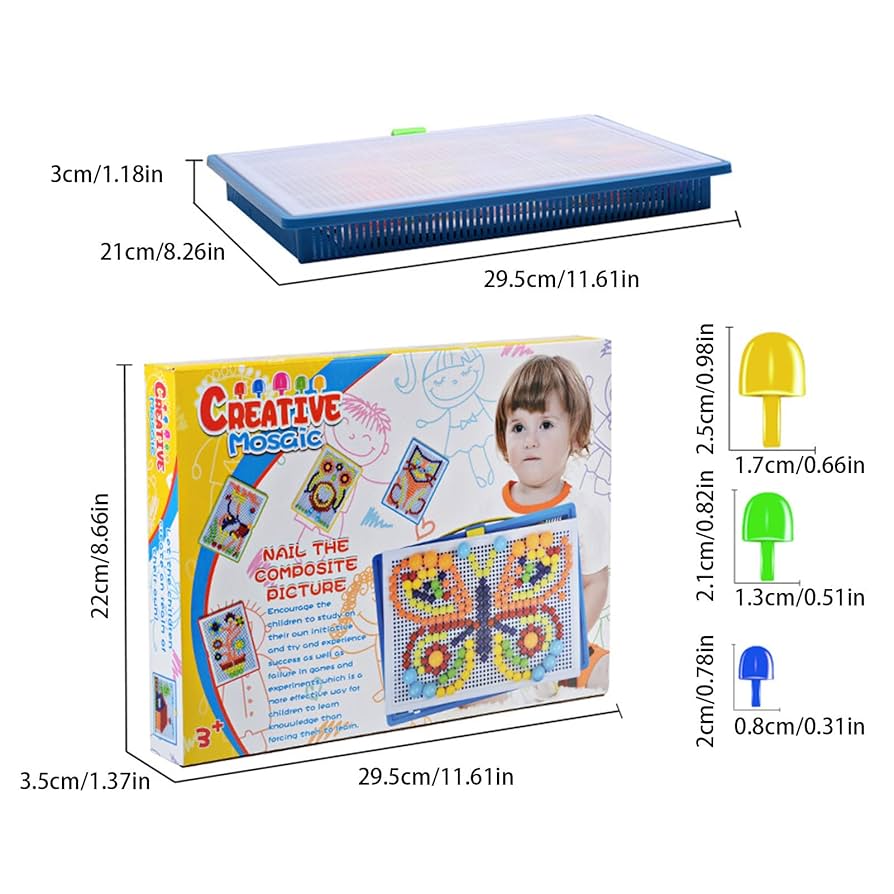 Amazon.co.jp: モンテッソーリ ペグ ボードのおもちゃ,310 個の